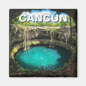 Cancun Mexico Travel Cenote Magnet (Vorne)