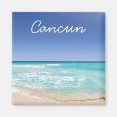 Cancun Mexico Tropical Sea Wave Beach Magnet (Vorne)