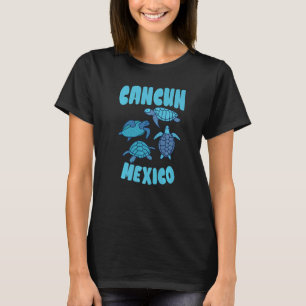 Cancun Mexico Turtle Cruise Vacation Abenteuer T-Shirt