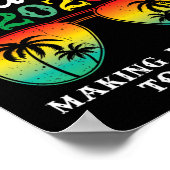 Cancun Mexico Vacation 2025 Trip Beach Matching Fa Poster (Ecke)
