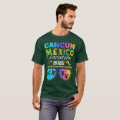 Cancun Mexico Vacation Beach 2025 Trip Group Squad T-Shirt (Vorne ganz)