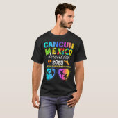 Cancun Mexico Vacation Beach 2025 Trip Group Squad T-Shirt (Vorne ganz)