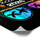 Cancun Mexico Vacation Beach 2026 Trip Group Squad Poster (Ecke)