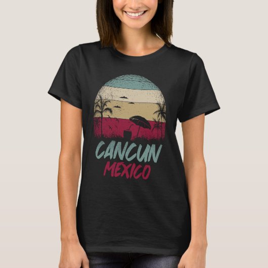 Cancun Mexico Yucatan Holiday Vacation Travel  1 T-Shirt (Vorderseite)