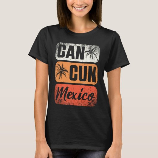 Cancun Mexico Yucatan Holiday Vacation Travel 2 T-Shirt (Vorderseite)
