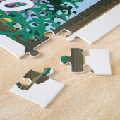 Cancun Mexikanisches tropisches Reiseplakat Puzzle (Seite)
