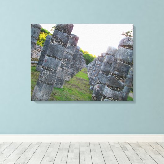 CANCUN, MEXIKO #13 CANVAS PRINT LEINWANDDRUCK (Insitu (Holzboden))