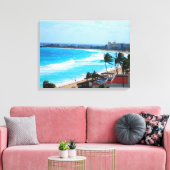 CANCUN, MEXIKO #19 CANVAS DRUCKEN LEINWANDDRUCK (Insitu (Wohnzimmer))