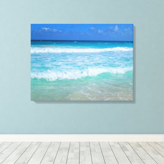 CANCUN, MEXIKO #1 LEINWANDDRUCK (Insitu (Holzboden))