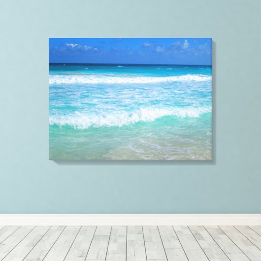 CANCUN, MEXIKO #1 LEINWANDDRUCK (Insitu (Holzboden))