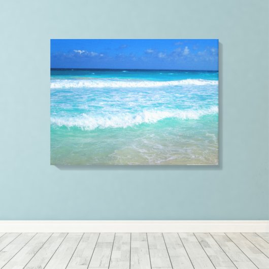 CANCUN, MEXIKO #1 LEINWANDDRUCK (Insitu (Holzboden))