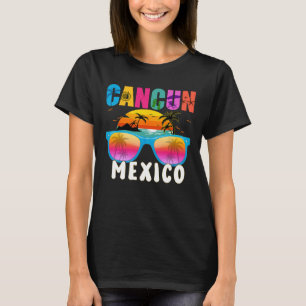 Cancun Mexiko 2025 Urlaub Strand passende Familie T-Shirt