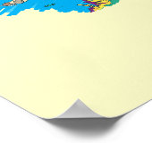 Cancun, Mexiko Berühmte Stadt Poster (Ecke)