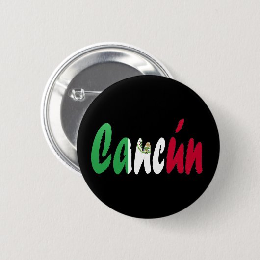 Cancun, Mexiko Button (Vorne & Hinten)