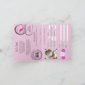 Cancun, Mexiko - Einladung zum Hochzeitsausweis (Innenseite)