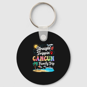 Cancun Mexiko Familienurlaub 2025 Straight Trippi Schlüsselanhänger