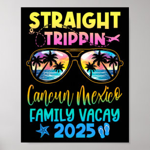 Cancun Mexiko Familienurlaub Urlaub 2025 Direkt Poster