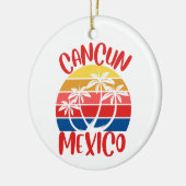 Cancun, Mexiko Keramik Ornament (Links)
