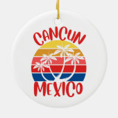 Cancun, Mexiko Keramik Ornament (Hinten)