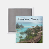Cancun Mexiko Magnet (Vorderseite/Rückseite)