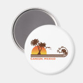 Cancun Mexiko Magnet (Vorderseite/Rückseite)