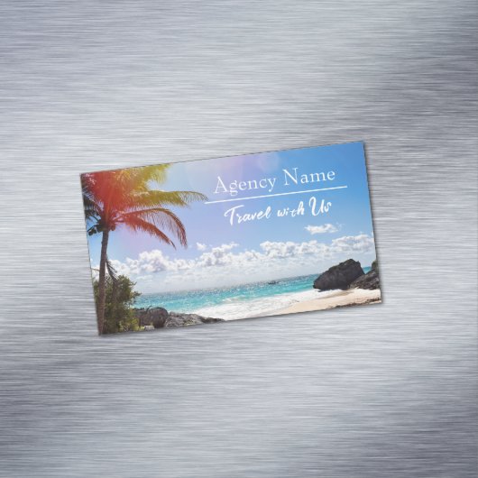 Cancun Mexiko Magnetische Visitenkarte (Beispiel)