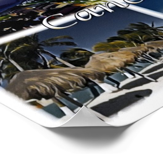 Cancun - Mexiko - Mosaik - Poster (Ecke)