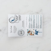 Cancun Mexiko Pass Einladung zur Hochzeit (Innenseite)