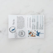 Cancun Mexiko Pass Einladung zur Hochzeit (Innenseite)