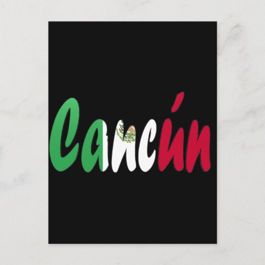 Cancun, Mexiko Postkarte (Vorderseite)