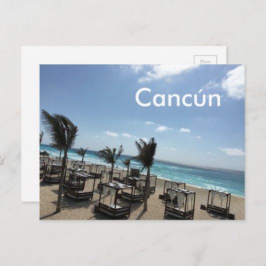 Cancún (Mexiko) - Postkarte (Vorne/Hinten)