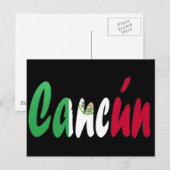 Cancun, Mexiko Postkarte (Vorne/Hinten)