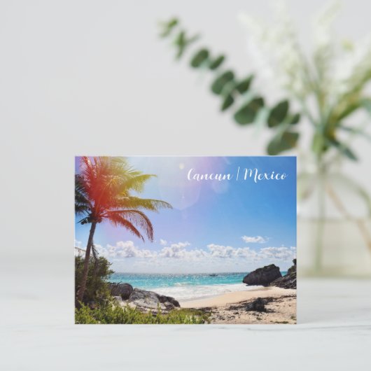 Cancun Mexiko Postkarte (Stehend Vorderseite)