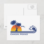 Cancun Mexiko Postkarte (Vorne/Hinten)