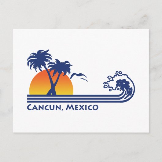 Cancun Mexiko Postkarte (Vorderseite)