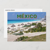 Cancún, Mexiko Postkarte (Vorne/Hinten)