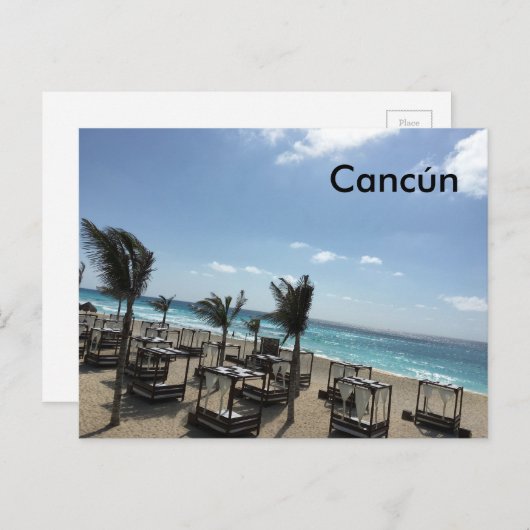 Cancún (Mexiko) - Postkarte (Vorne/Hinten)
