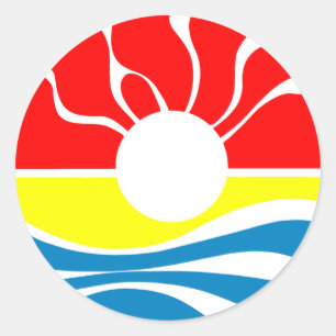 Cancun Mexiko Runder Aufkleber