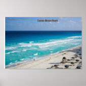 Cancun, Mexiko Strand Poster (Vorne)