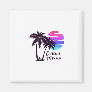 Cancun Mexiko Strand Sommerurlaub Palmen Sonne Magnet