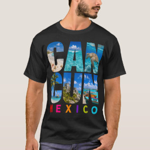 Cancun Mexiko Strandurlaub Meer T-Shirt