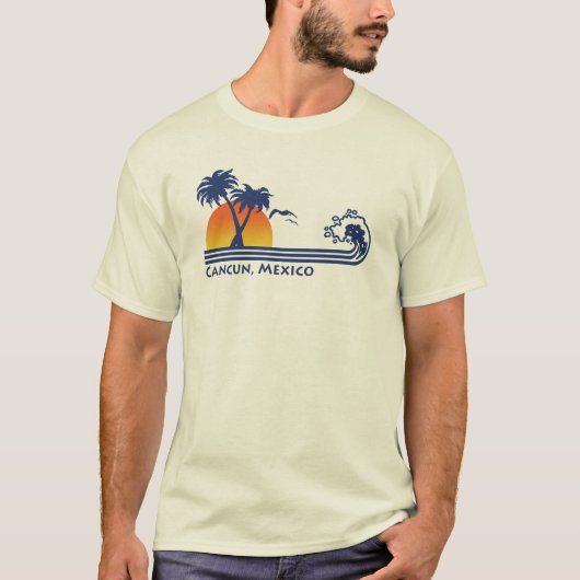 Cancun Mexiko T-Shirt (Vorderseite)