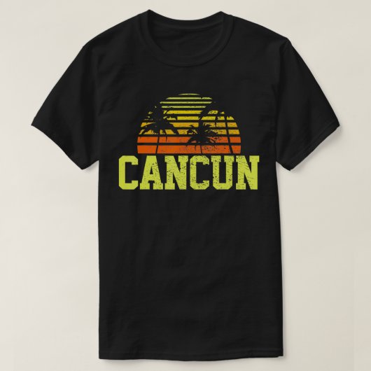 Cancun Mexiko T-Shirt (Design vorne)