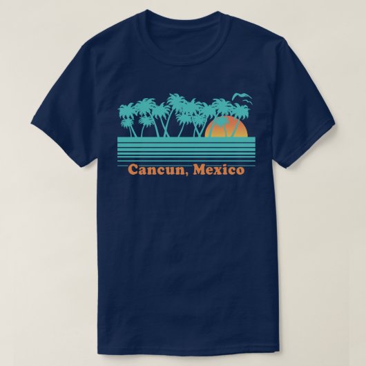 Cancun Mexiko T-Shirt (Design vorne)