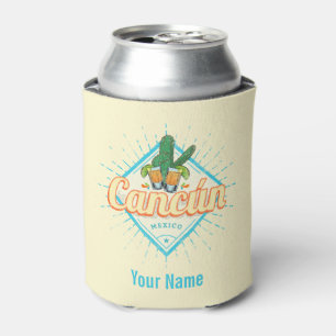 Cancun Mexiko Tanzender Kaktus Vintage Tequila Dosenkühler