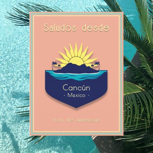Cancún Mexiko Urlaub Postkarte