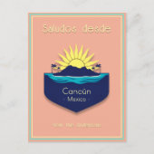 Cancún Mexiko Urlaub Postkarte (Vorderseite)