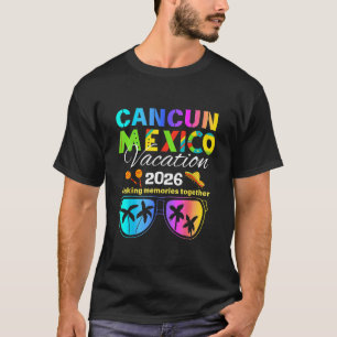 Cancun Mexiko Urlaub Strand 2026 Reise Gruppe Squa T-Shirt