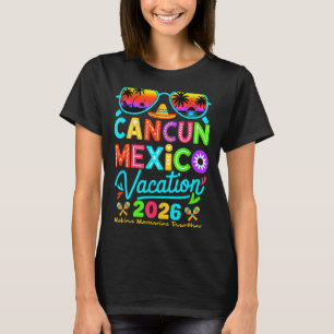 Cancun Mexiko Urlaub Strand 2026 Reise passend T-Shirt