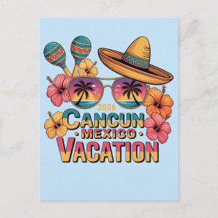 Cancun Mexiko Urlaub Strandtrip Tropischer Sommer Postkarte